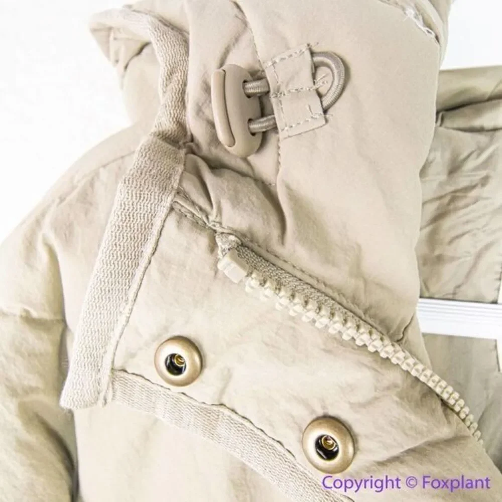 NEW Madewell Holland Quilted Puffer Parka in‎ faded military green, 1X - Picture 6 of 16